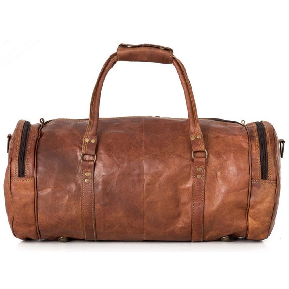 CraftShades leather duffle bag