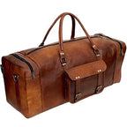 CraftShades Leather Duffle Bag – Premium Quality and Versatility