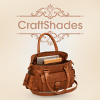Craftshades – 13 Inch Handcrafted Leather Women’s brown Tote Bag | 100% Genuine Leather