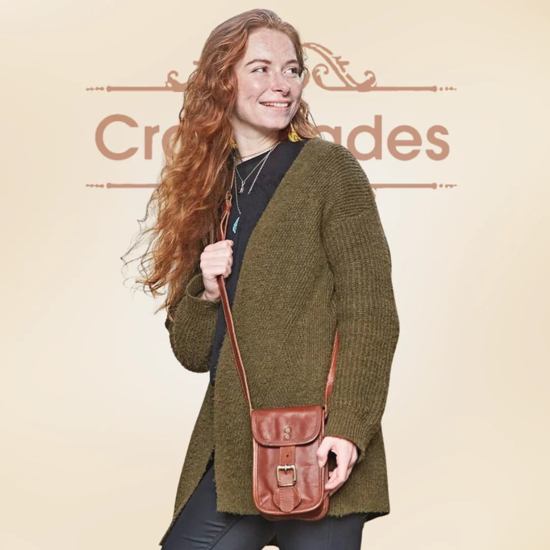 Craftshades - Genuine Goat Leather Mobile Sling Bag