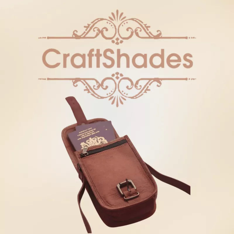 Craftshades - Genuine Goat Leather Mobile Sling Bag