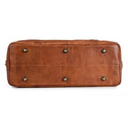 CraftShades - 20 Inch brown duffle leather bag