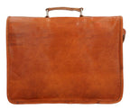 Craftshades 11×15×4″ Vintage Goat Leather Satchel Bag