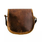 CraftShades – 7*9 inch buffalo Leather Sling Bag For Girls and Boys