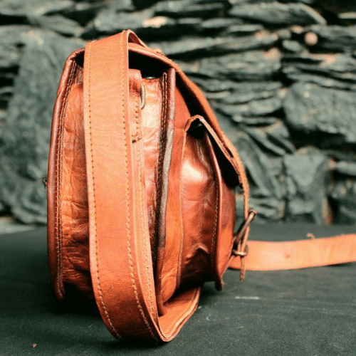 Craftshades – Crossbody Handcrafted Leather Sling Bag for Women | 100% Genuine Leather