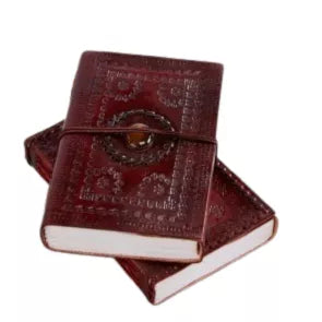 Handcrafted Leather Journal – Stone Embossed (7x5")