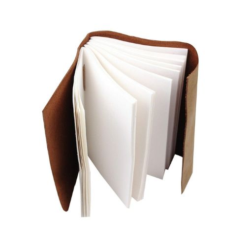 CraftShades - Leather Diary - Antique Handmade Leather Heart of Hearts Bound Notepad for Men and Women Plain Paper Travel Diary and Notebooks to Write 7 x 5 Inch (Camel Brown)