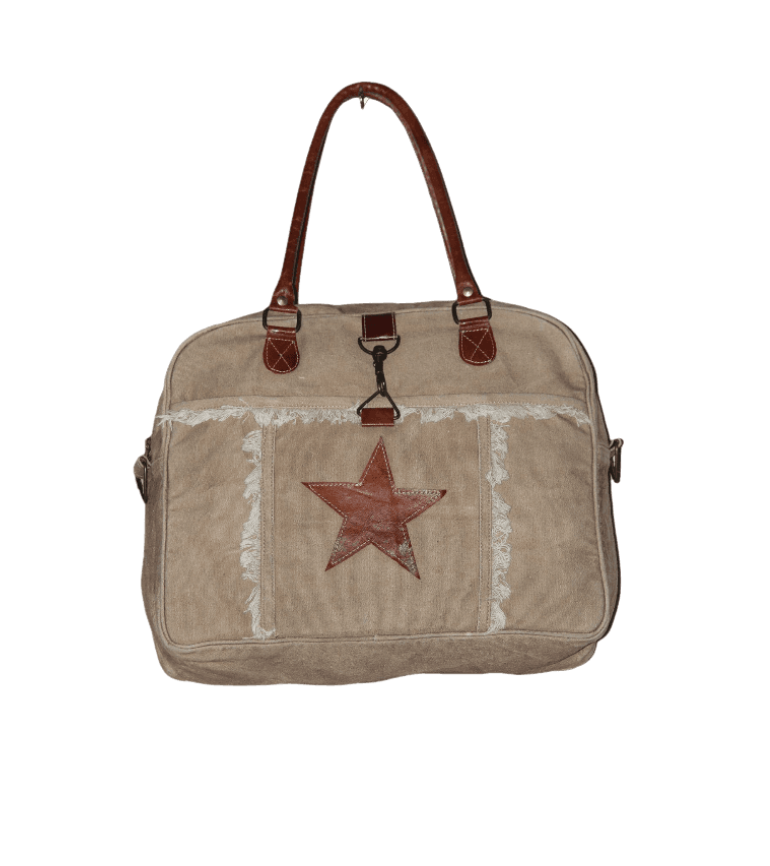 Crossbody Canvas Tote Bag