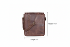 Craftshades Handmade Brown Leather Sling for Men