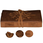 CraftShades - Tree Embossed Leather Diary, Brown Colour Antique Handmade Leather Bound Notepad for Men and Women 7 x 5 Inches, Gift for any one (VINTAGE TREE)