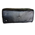 Leather Black Duffle Bag