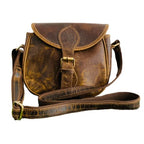 CraftShades - 7*9 inch buffalo Leather Sling Bag For Girls and Boys | 100% Genuine Leather