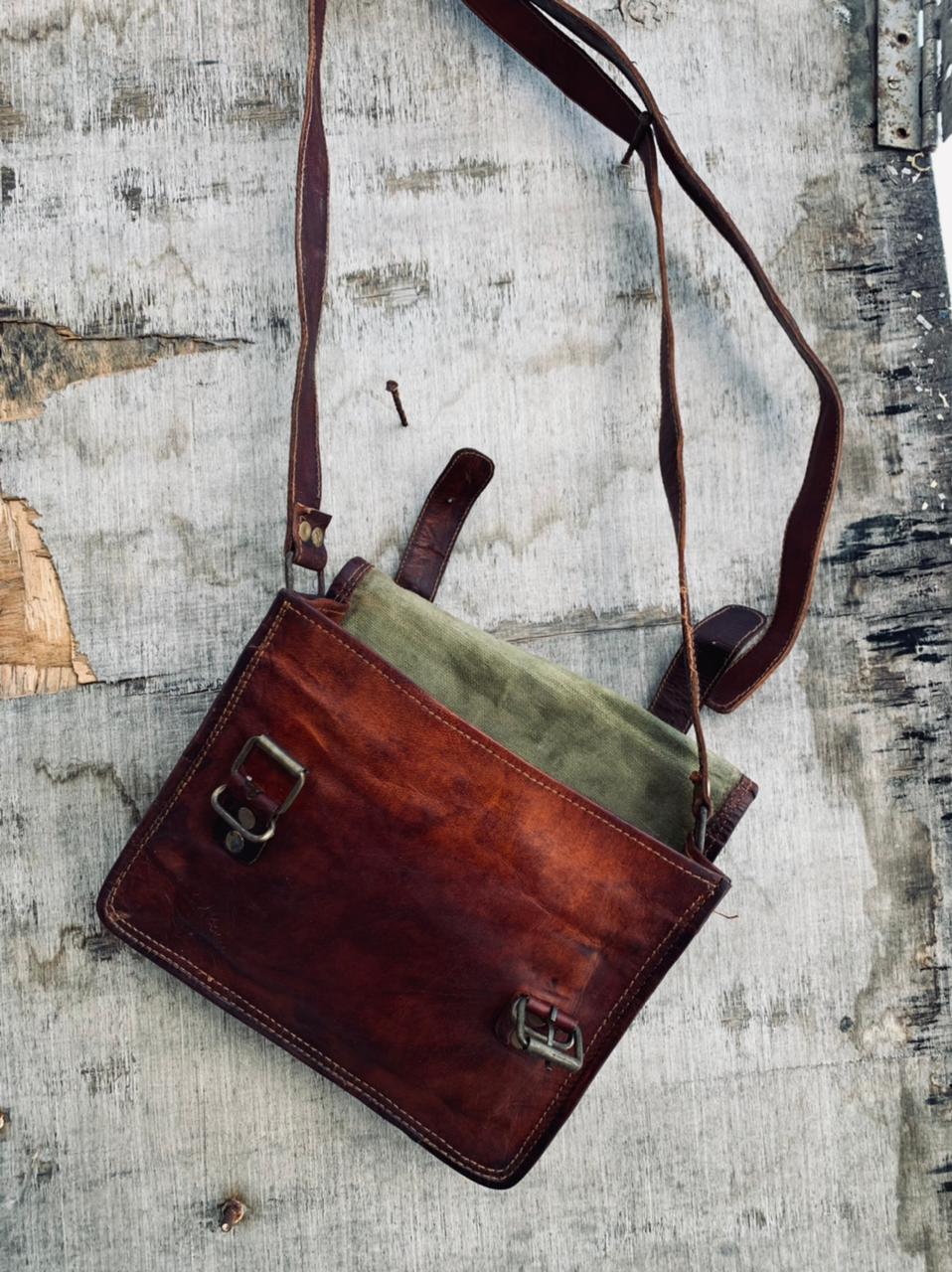 Craftshades – 9 Inch Handcrafted Leather Bag | 100% Genuine Leather