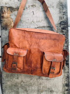 Craftshades - Multipurpose Handcrafted Leather Travel Bag | 100% Genuine Leather