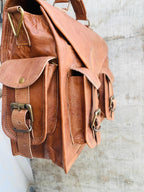 Craftshades – Handcrafted Satchel Leather Bag | 100% Genuine Leather