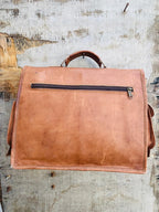 Craftshades – Handcrafted Satchel Leather Bag | 100% Genuine Leather