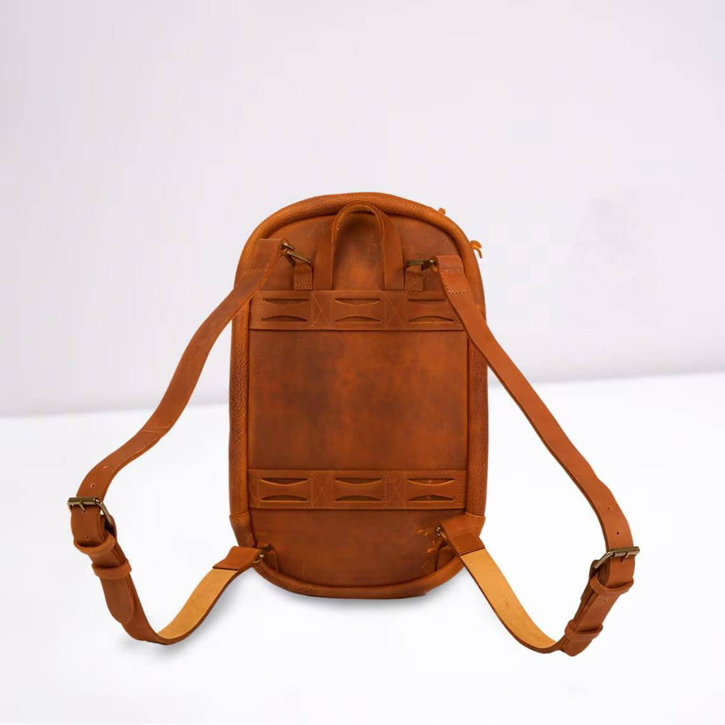 Craftshades – Leather Laptop Backpack for the Modern Professional. Buffalo leather bag, and Built to Last. college bag-Zaw Trading