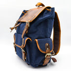 Vintage Leather Travel Bagpack