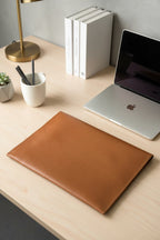 Premium Leather Sleeve Bag-Brown