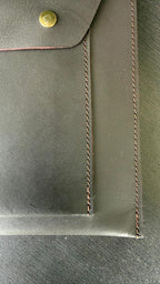 Premium Leather Sleeve Bag-Dark Brown