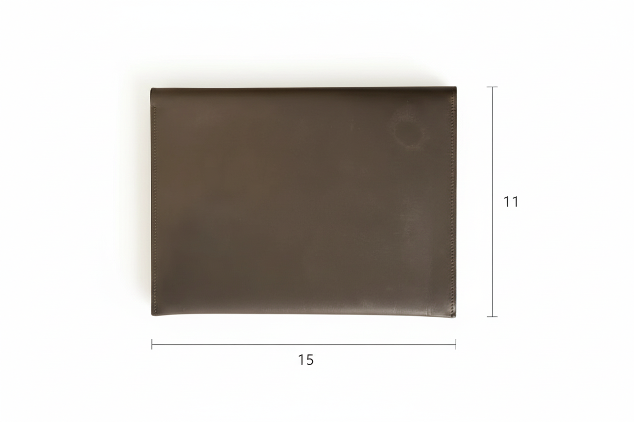 Premium Leather Sleeve Bag-Dark Brown