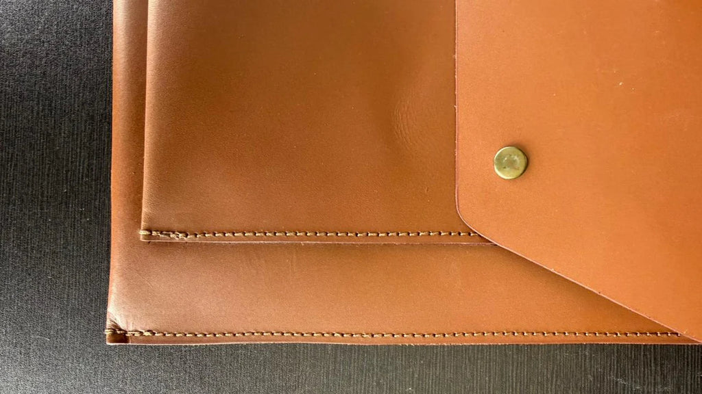 Premium Leather Sleeve Bag-Brown