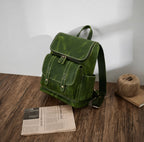 Vintage Travel Laptop Backpack
