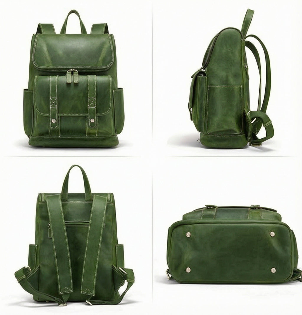 Vintage Travel Laptop Backpack