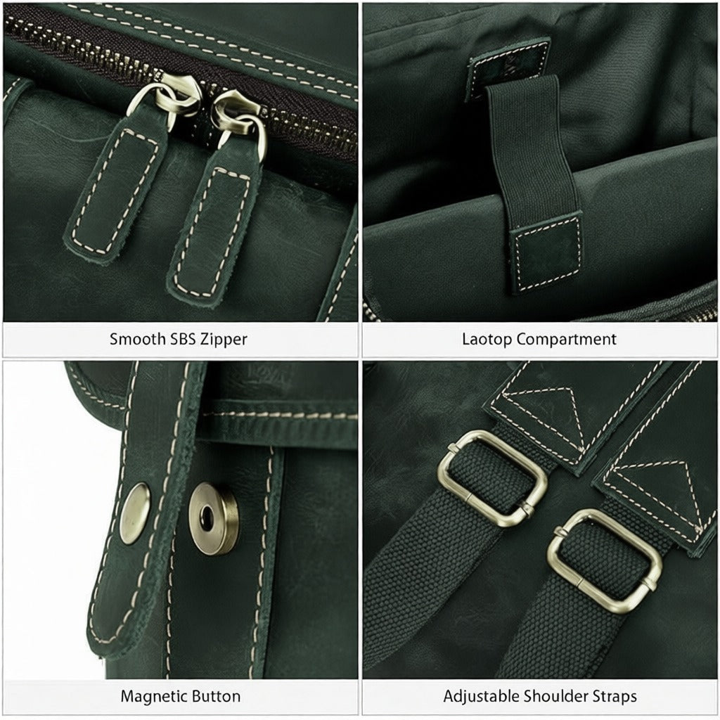 Vintage Travel Laptop Backpack