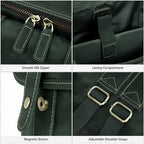 Vintage Travel Laptop Backpack