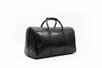 Black Leather Duffle Bag