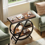 Industrial-Style End Table