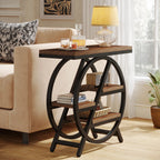Industrial-Style End Table