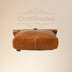 CraftShades-13*18 Inch buffalo leather backpack Unisex For Girls And Boys | 100 Genuine Leather