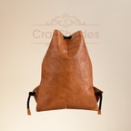 Craftshades –Leather 12*16 inch Gym Bag | 100% Genuine Leather