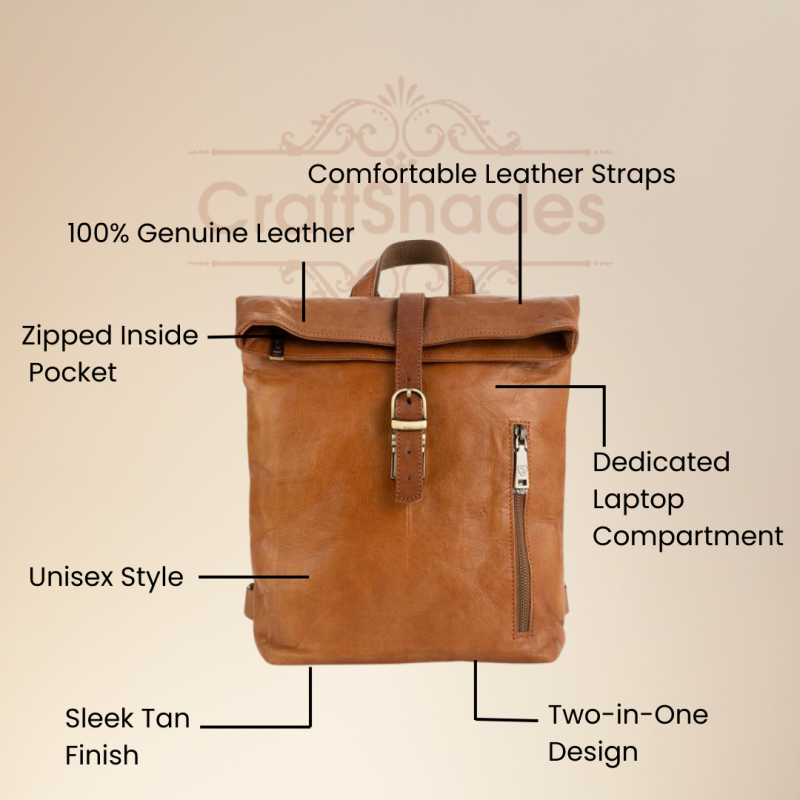 Craftshades –  Fold Over Backpack