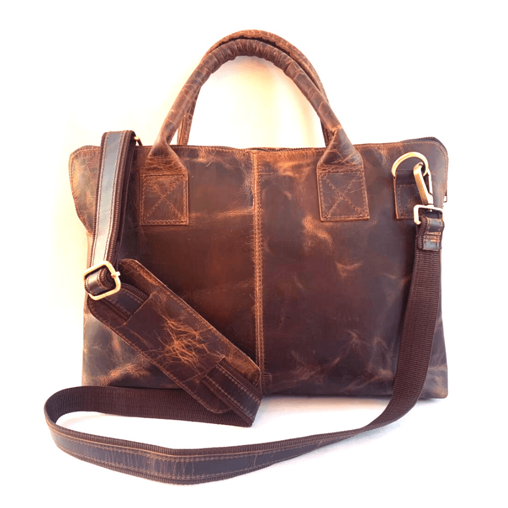 Craftshades – 12″16 Handcrafted Leather Women’s Tote Bag | 100% Genuine Leather