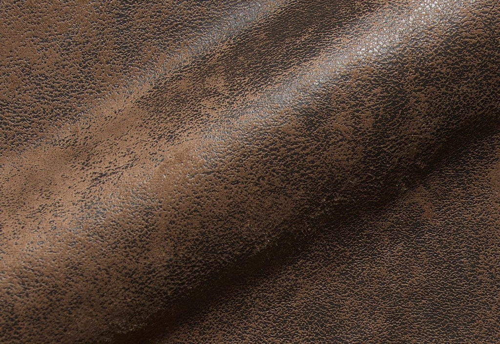 Craftshades Vintage Brown Buff Leather Ottoman
