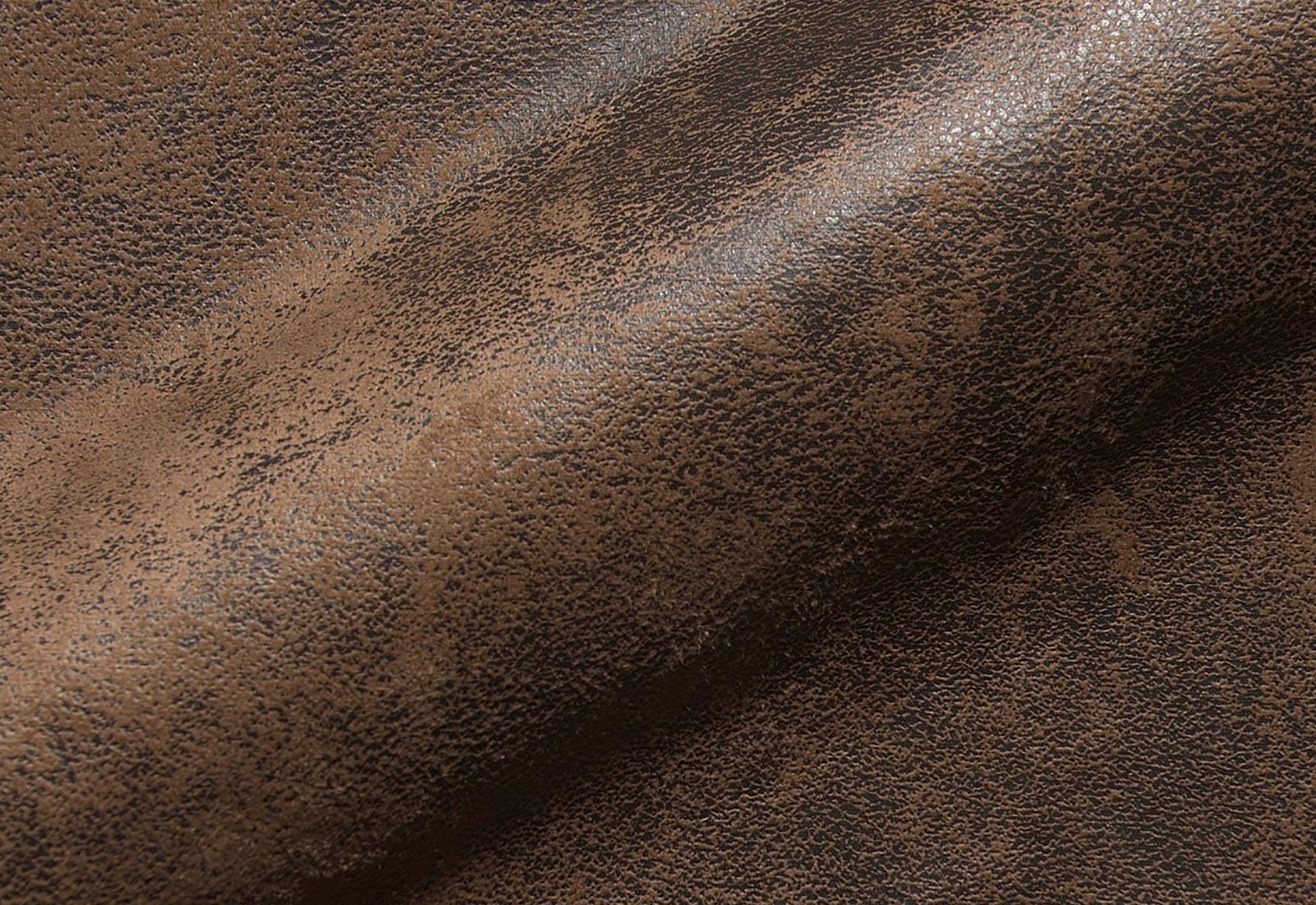 Craftshades Vintage Brown Buff Leather Ottoman