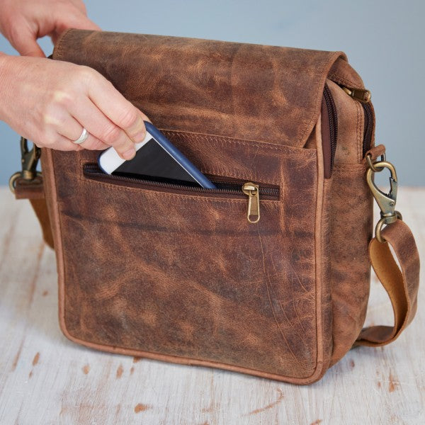 Craftshades 9*11 inch buffalo leather bag