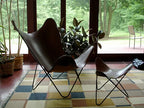 Butterfly chair black cover Buffalo leather