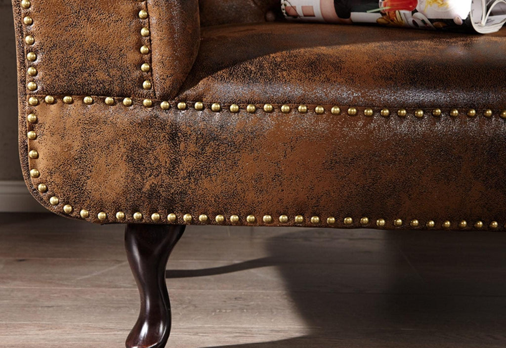 Craftshades Vintage Brown Chesterfield Lounge