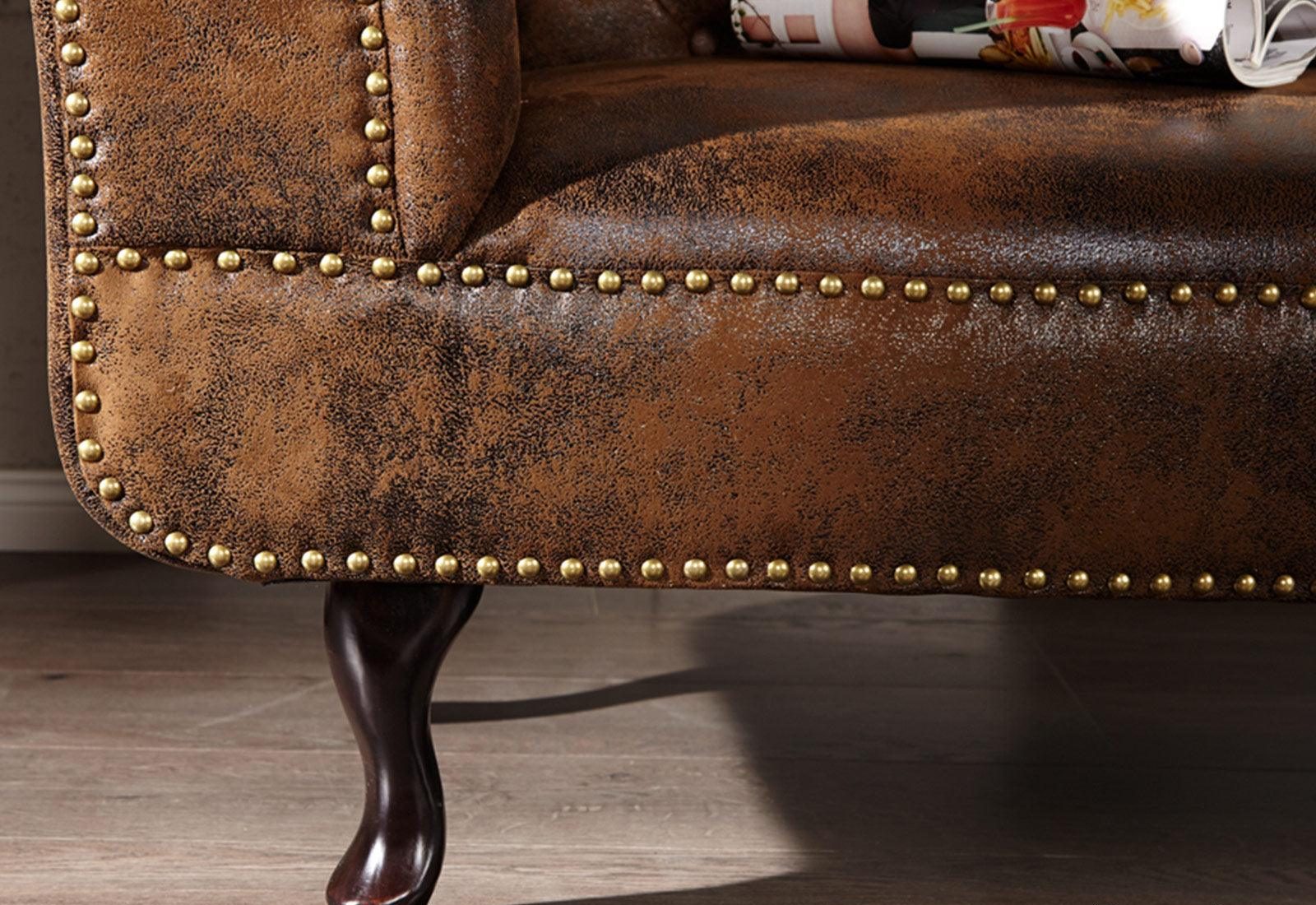 Craftshades Vintage Brown Chesterfield Lounge