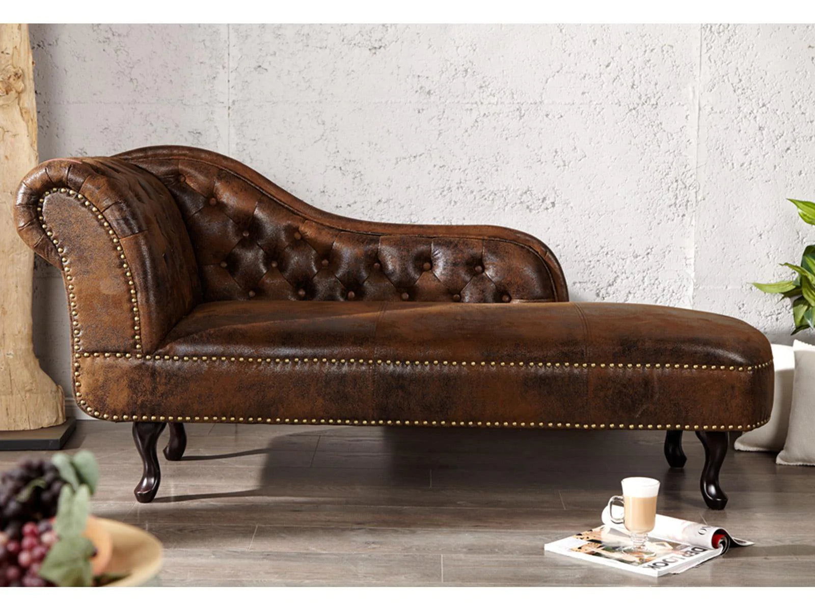 Craftshades Vintage Brown Chesterfield Lounge