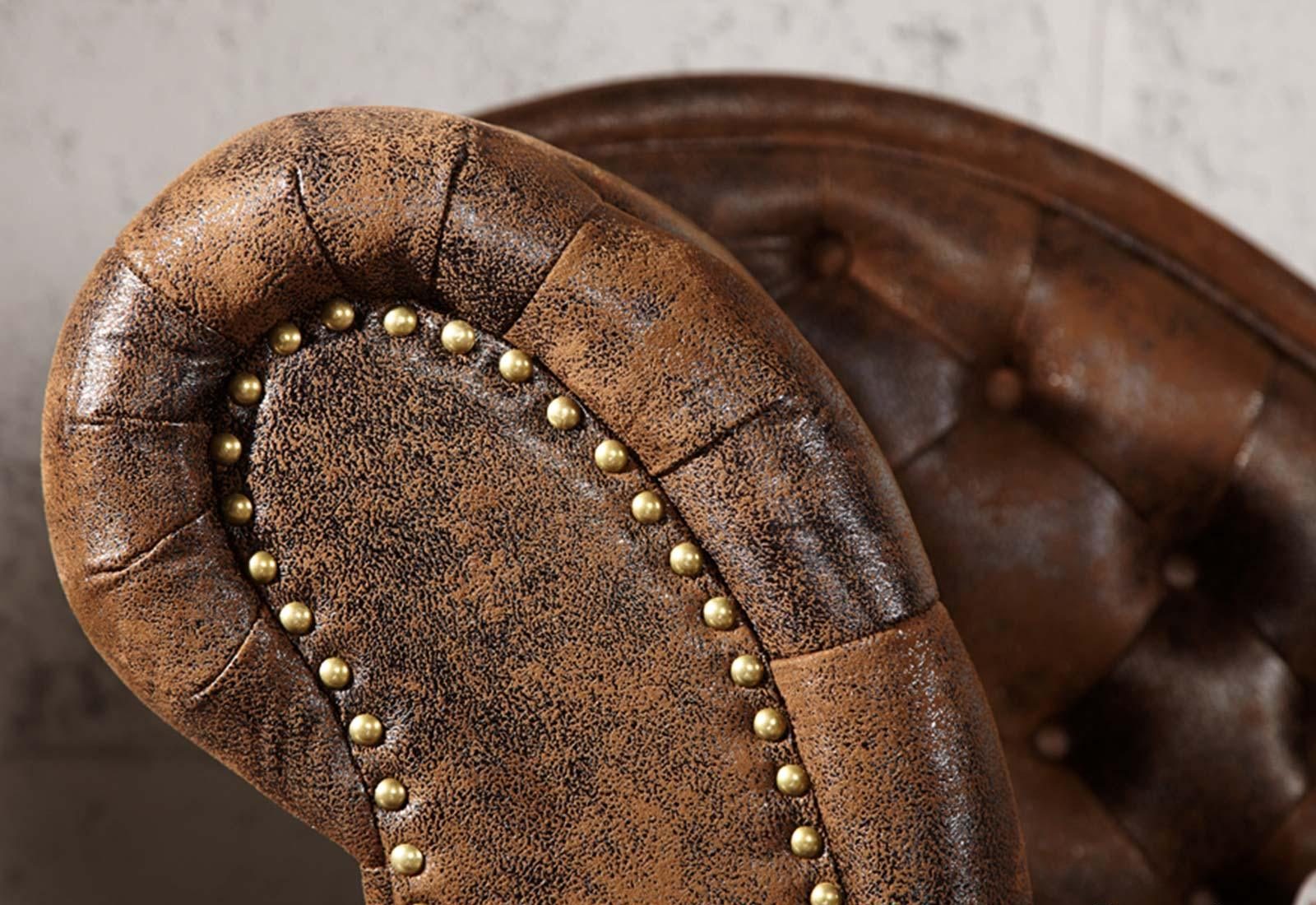 Craftshades Vintage Brown Chesterfield Lounge