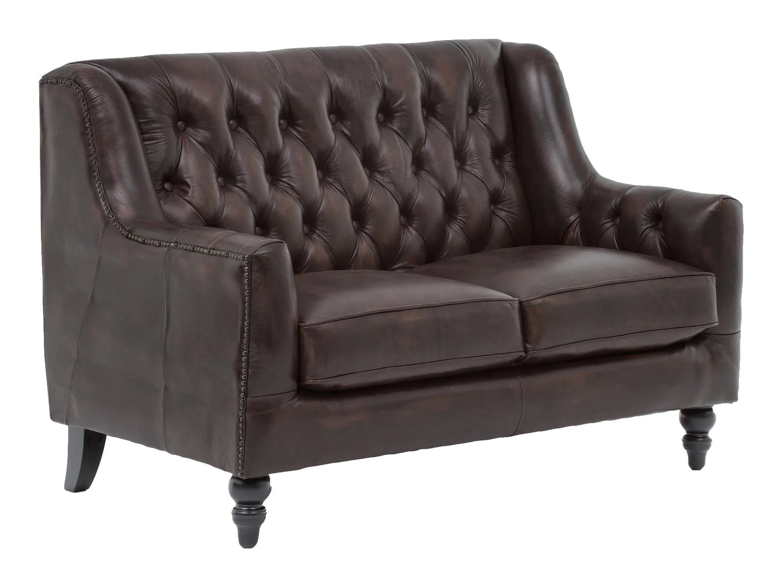 Craftshades Colonial Brown Chesterfield 2 seater Sofa