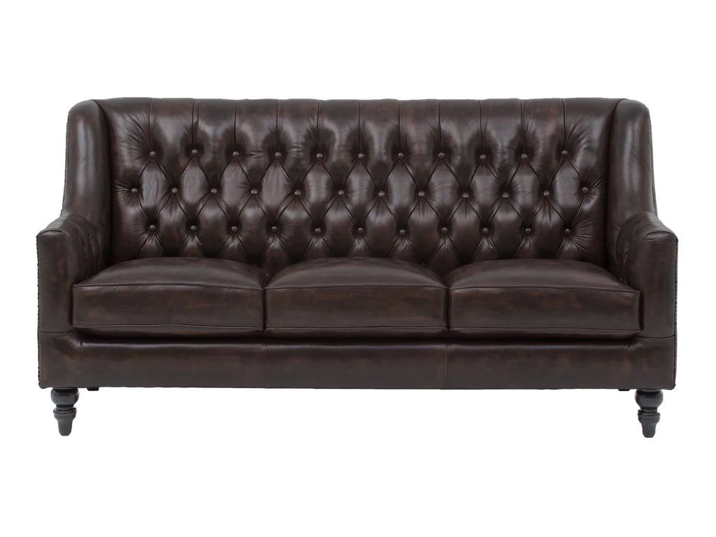 Craftshades Colonial Brown Chesterfield 3 Seater Sofas