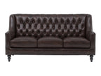 Craftshades Colonial Brown Chesterfield 3 Seater Sofas