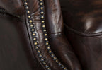 Craftshades Colonial Brown Chesterfield Wing Chair -CraftShades