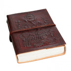 Craftshades – Shree Ganesha Embossed Unique Design 7″5 Handcrafted Leather Journal/Diary 200 page | 100% Genuine Leather
